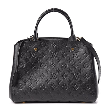 Louis Vuitton Empreinte Montaigne MM Black 1 of 10