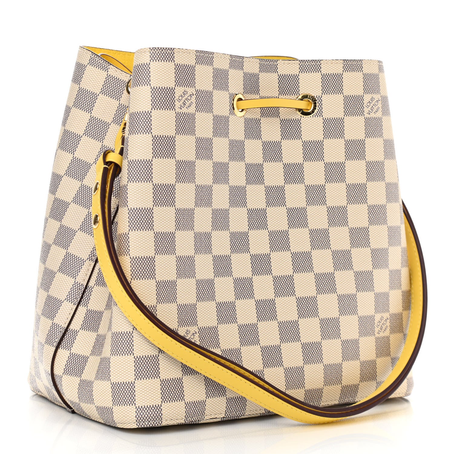 Louis Vuitton Damier Azur Neonoe MM Pineapple 3 of 10