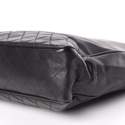 Chanel Lambskin Shopping Tote Black 6 of 12
