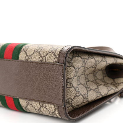 Gucci GG Supreme Monogram Small Ophidia Tote Bag Brown 10 of 10
