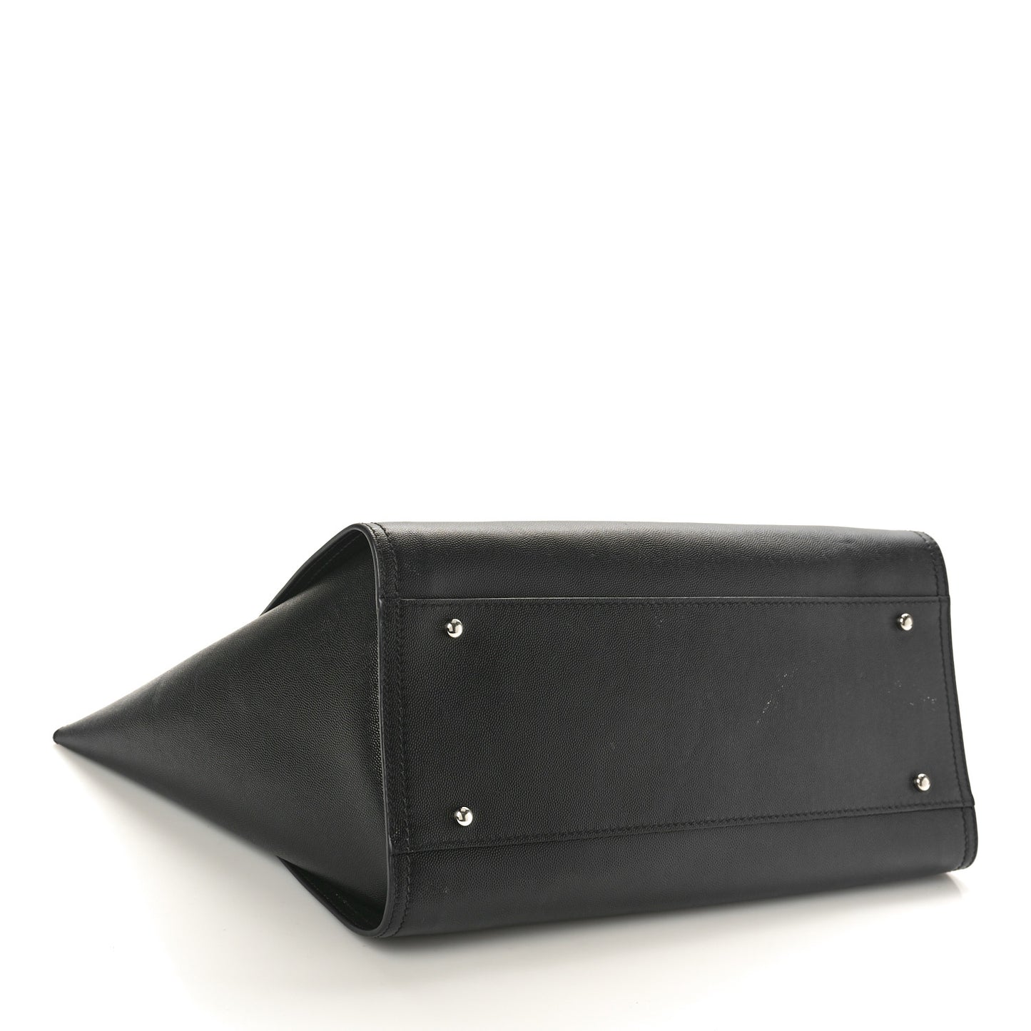 Caviar Medium Studded Deauville Tote Black