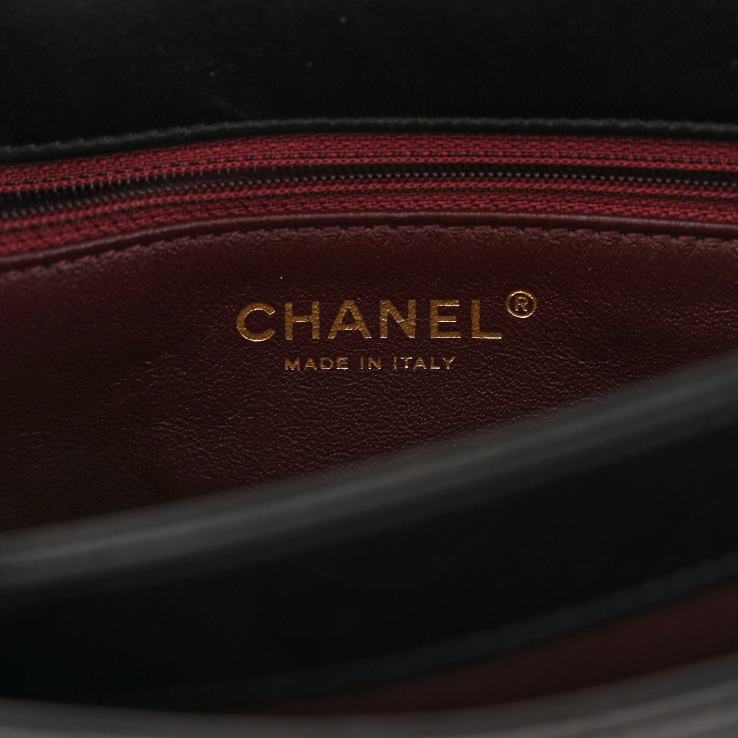 Lambskin Quilted Medium Trendy CC Flap Black