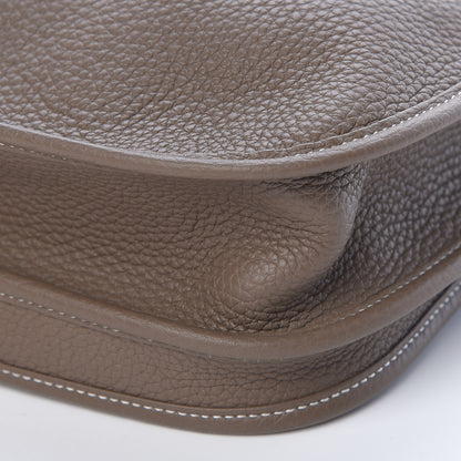 Hermes Taurillon Clemence Evelyne III PM Etoupe 9 of 10