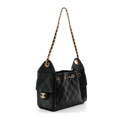 Chanel Caviar Quilted Mini Chanel 25 Handbag Black 3 of 11