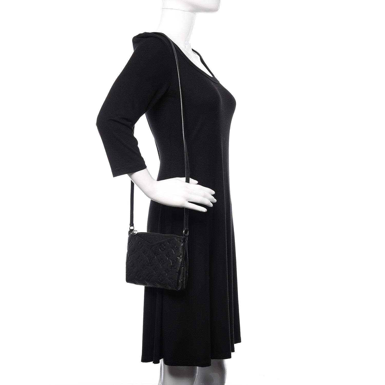 Louis Vuitton Empreinte Pallas Crossbody Black 2 of 10