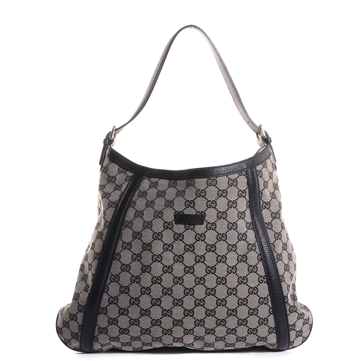 Gucci Monogram Medium Hobo Black 1 of 7