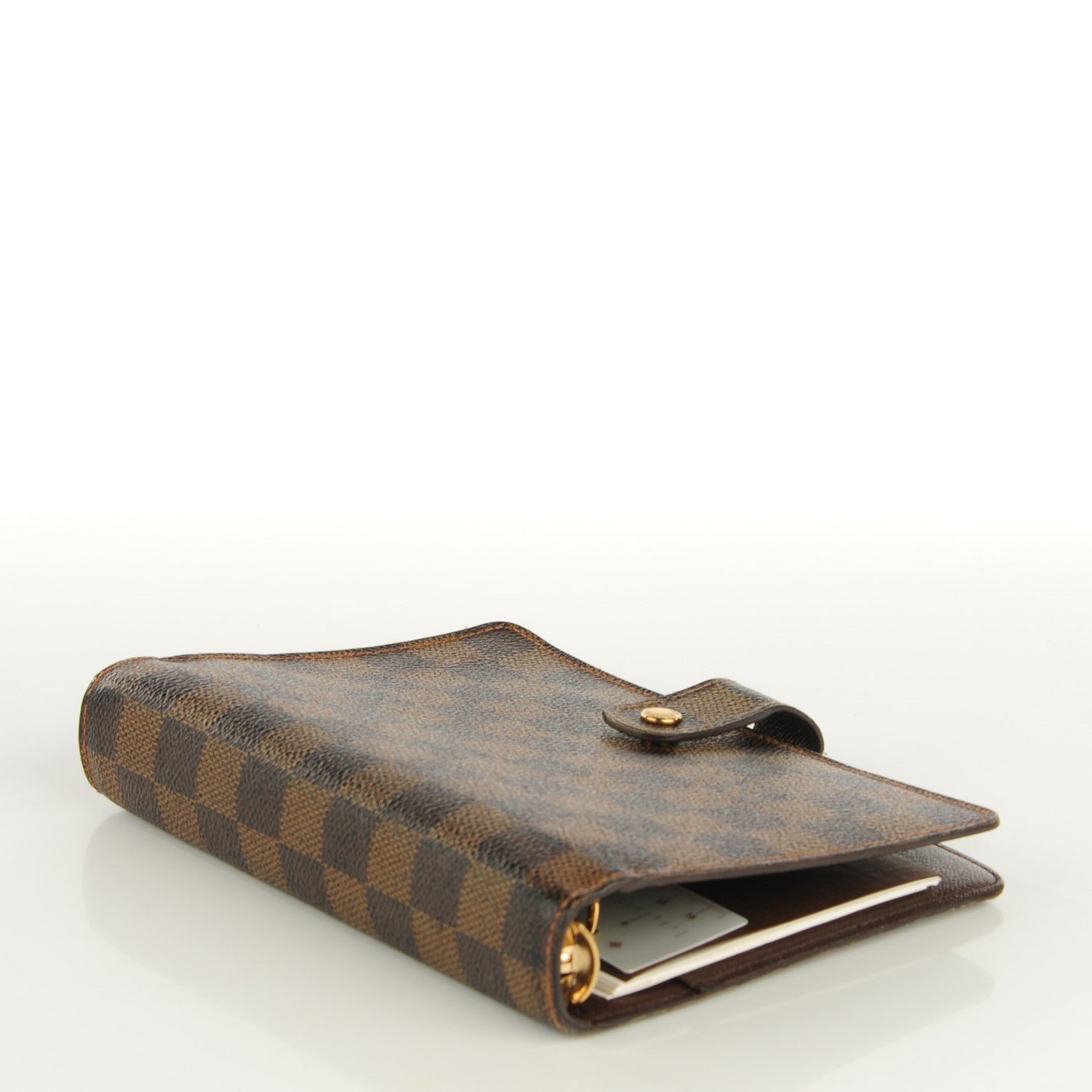 Louis Vuitton Damier Ebene Medium Ring Agenda Cover 4 of 7
