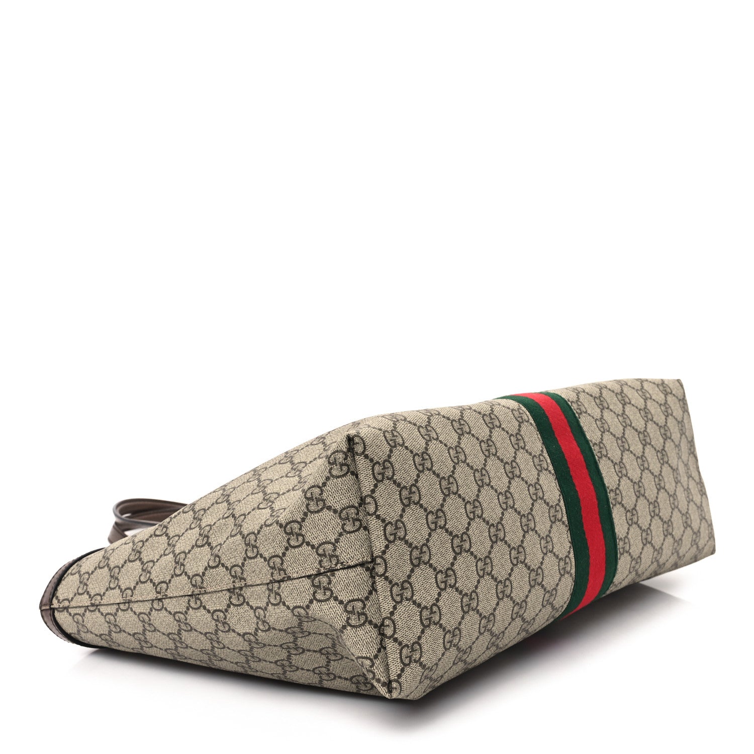 Gucci GG Supreme Monogram Medium Ophidia Shopping Tote Brown 4 of 12