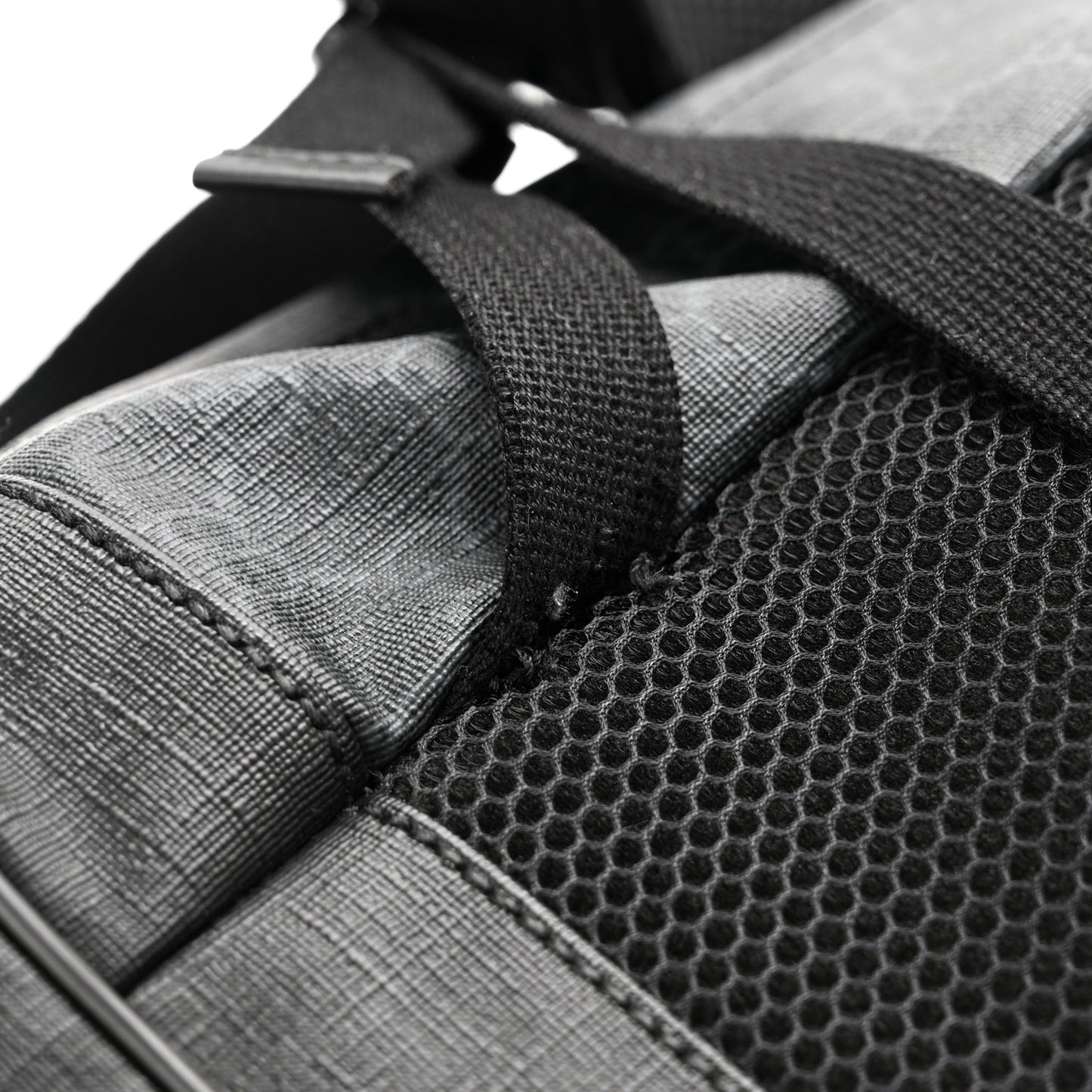 Soft GG Supreme Monogram Appia Calfskin Web Double Buckle Backpack Black