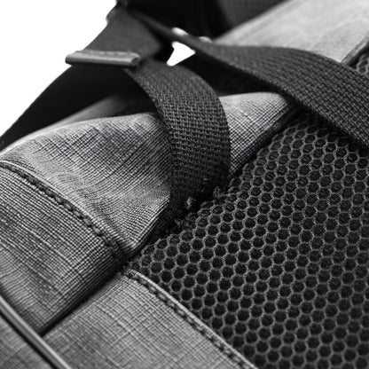 Gucci Soft GG Supreme Monogram Appia Calfskin Web Double Buckle Backpack Black 12 of 13