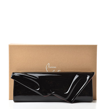 Christian Louboutin Patent So Kate Baguette Clutch Black 9 of 9