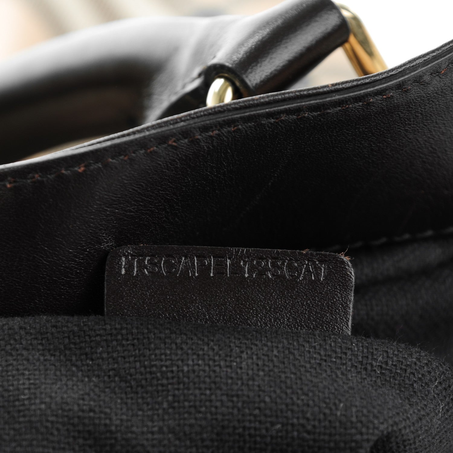 Burberry Haymarket Check Medium Golderton Tote Chocolate 8 of 8