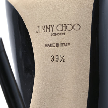 Jimmy Choo Patent Crystal Bing 100 Pumps 36 Black 39.5 Black 8 of 11