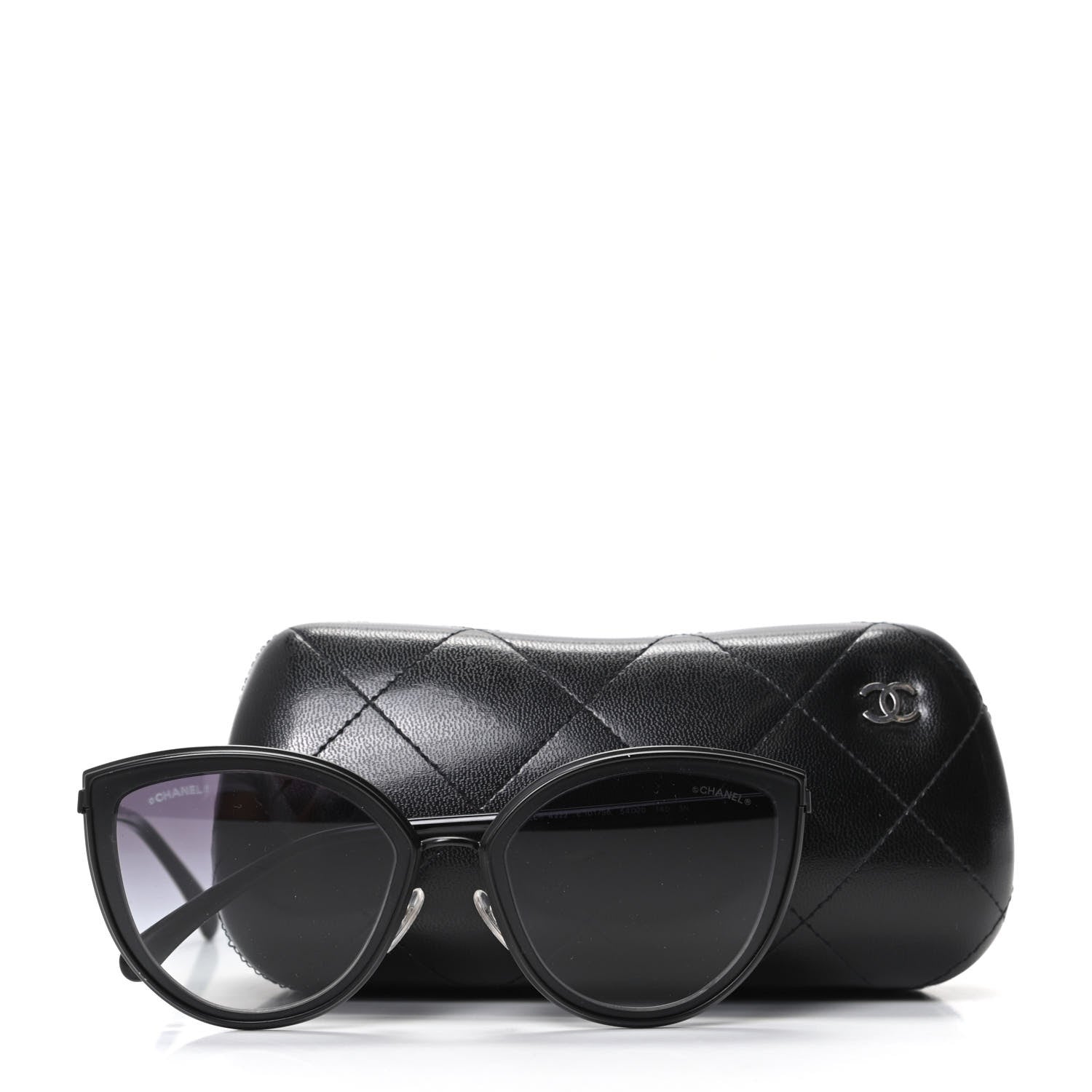 Chanel Cat Eye Sunglasses 4222 Black 8 of 8