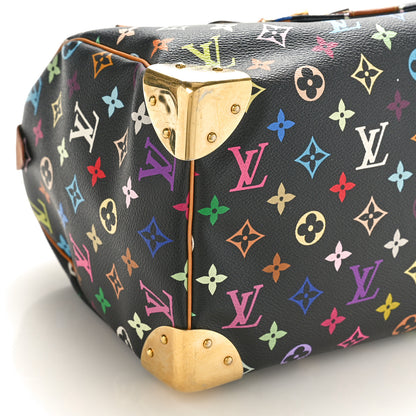 Louis Vuitton Monogram Multicolor Speedy 30 Black 9 of 15