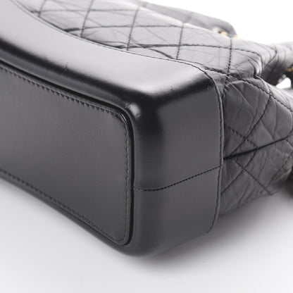 Chanel Aged Calfskin Quilted Small Gabrielle Backpack Black 6 of 9