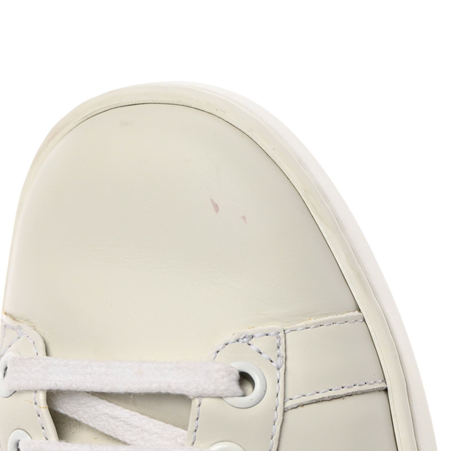 Gucci Calfskin Web Cherry Embroidered Womens Ace Sneakers 37 White 15 of 18
