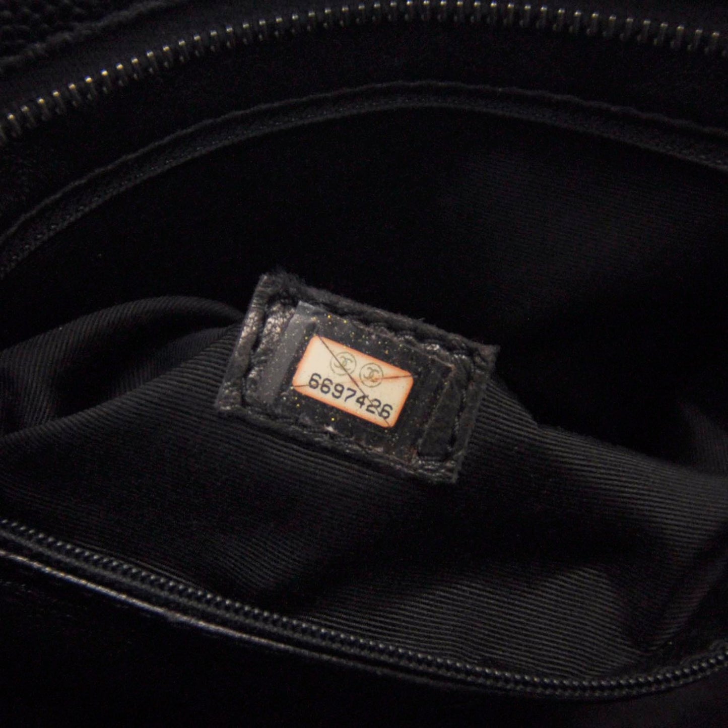 Caviar Quilted Medallion Tote Black
