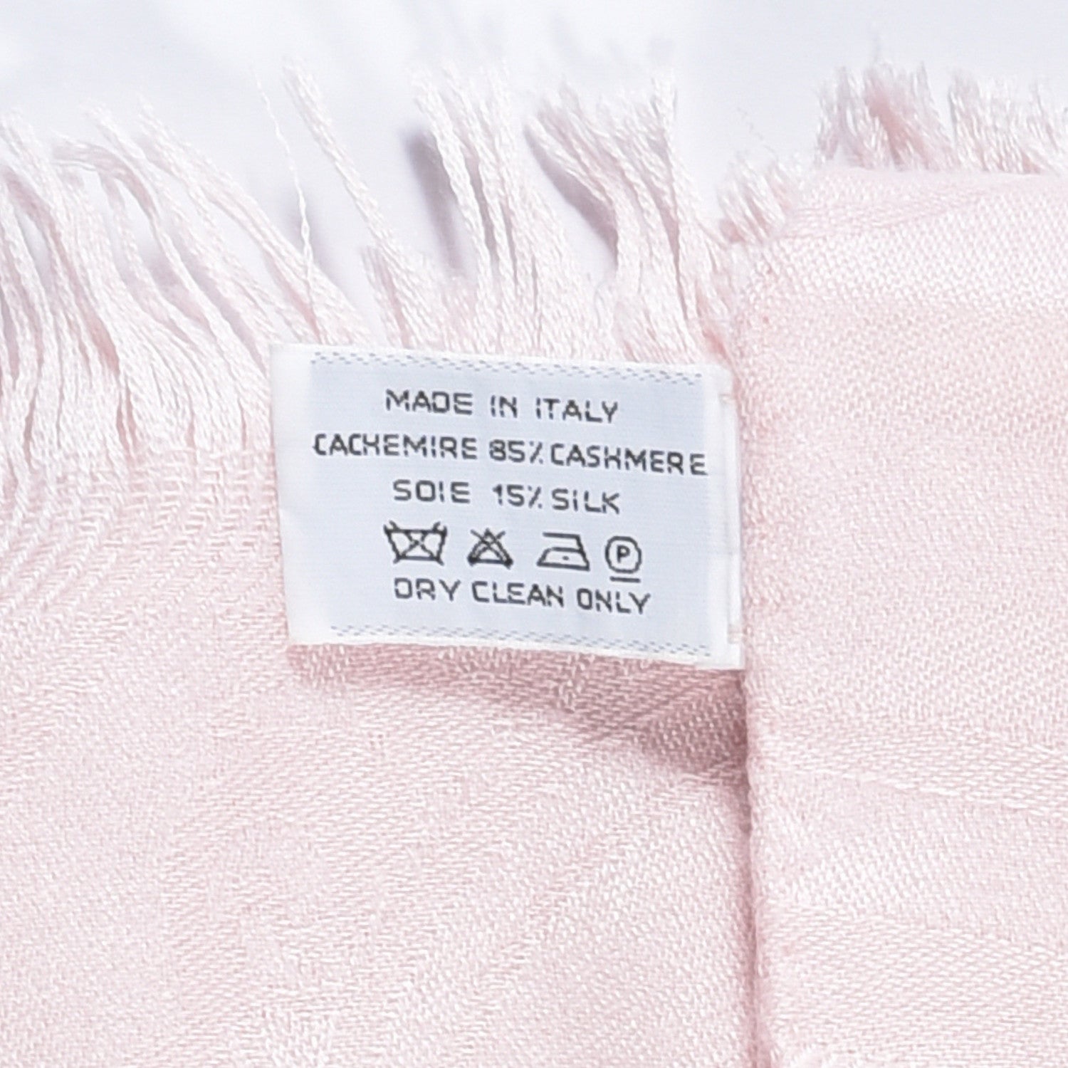 Hermes Cashmere Silk New Libris Stole Rose Petale 5 of 5