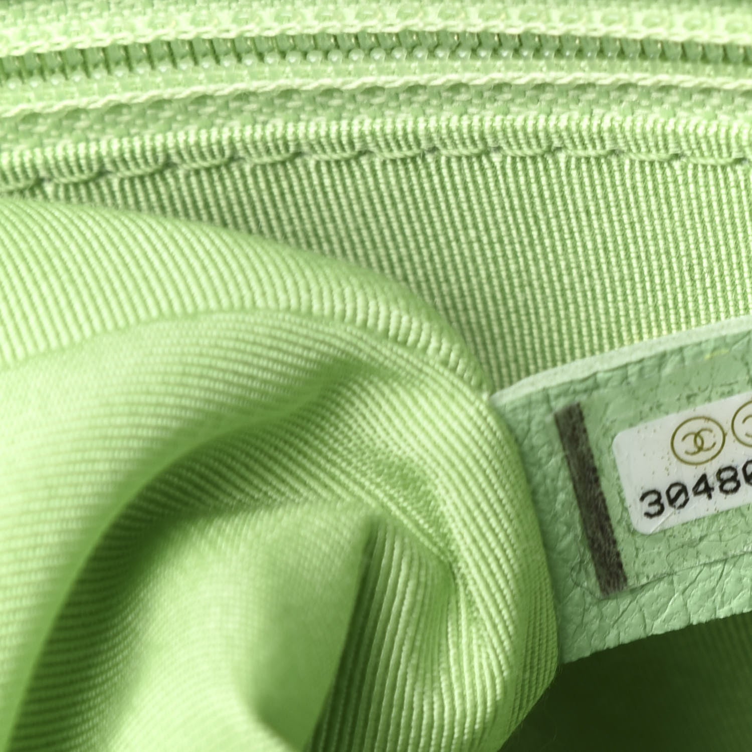 Chanel Goatskin Quilted Medium 19 Flap Light Green 8 of 12