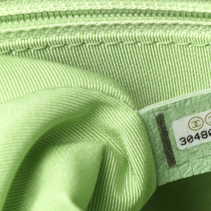Chanel Goatskin Quilted Medium 19 Flap Light Green 8 of 12