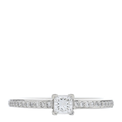 Tiffany Platinum Diamond .18ct Grace Engagement Ring 47 4 1 of 4