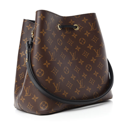 Louis Vuitton Monogram Neonoe MM Black 3 of 11