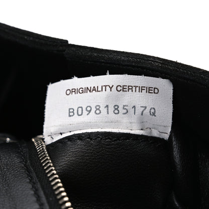 Bottega Veneta Lambskin Maxi Intrecciato Cassette Crossbody Bag Black 8 of 13
