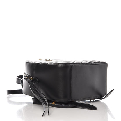 Gucci Calfskin Matelasse GG Marmont Backpack Black 4 of 7