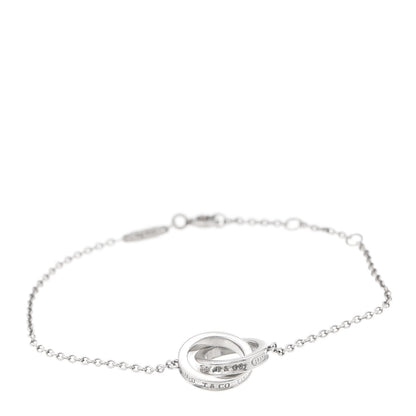 Tiffany Sterling Silver 1837 Interlocking Bracelet 1 of 7