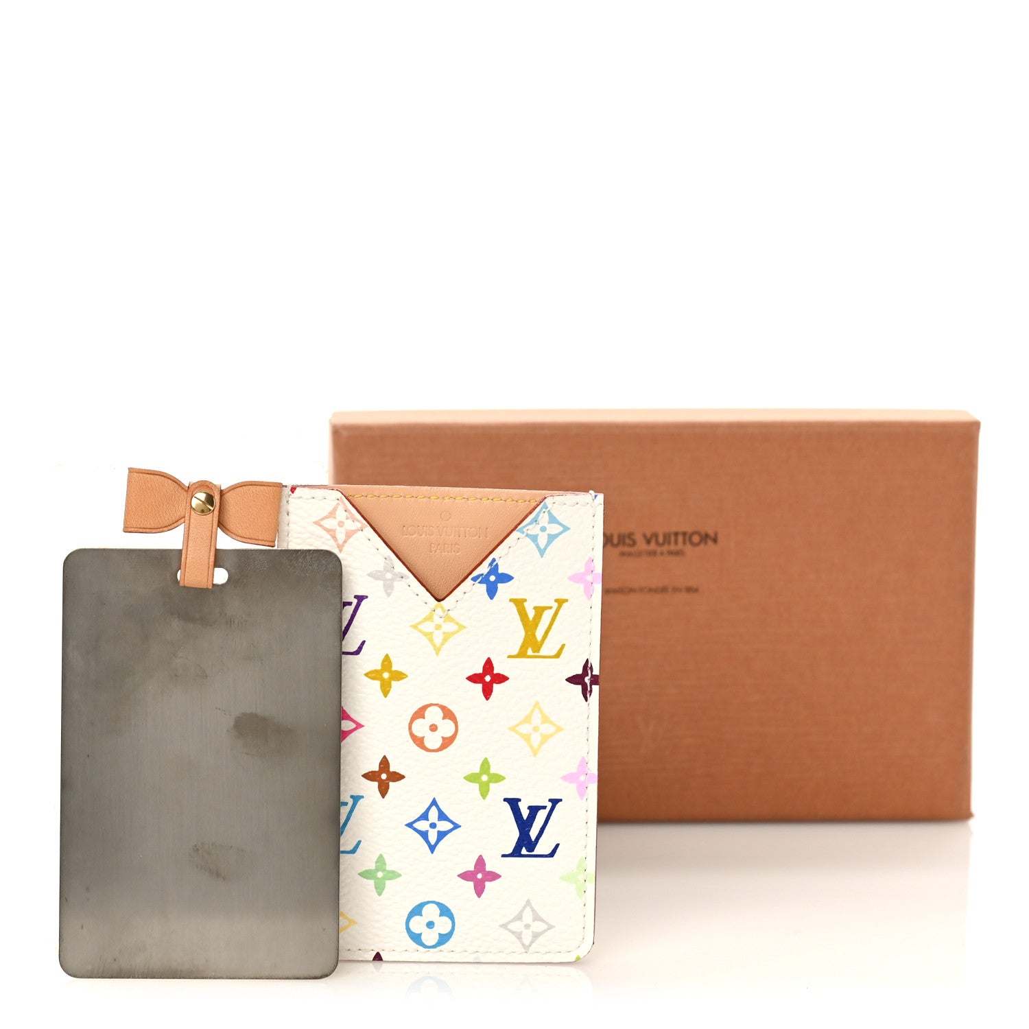 Louis Vuitton Monogram Multicolor Mirror and Case Pouch White 9 of 9