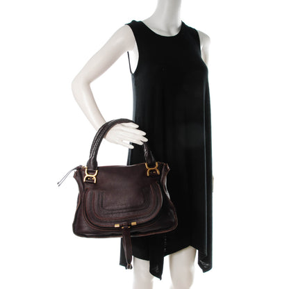 Chloe Calfskin Medium Marcie Satchel Moka 2 of 8