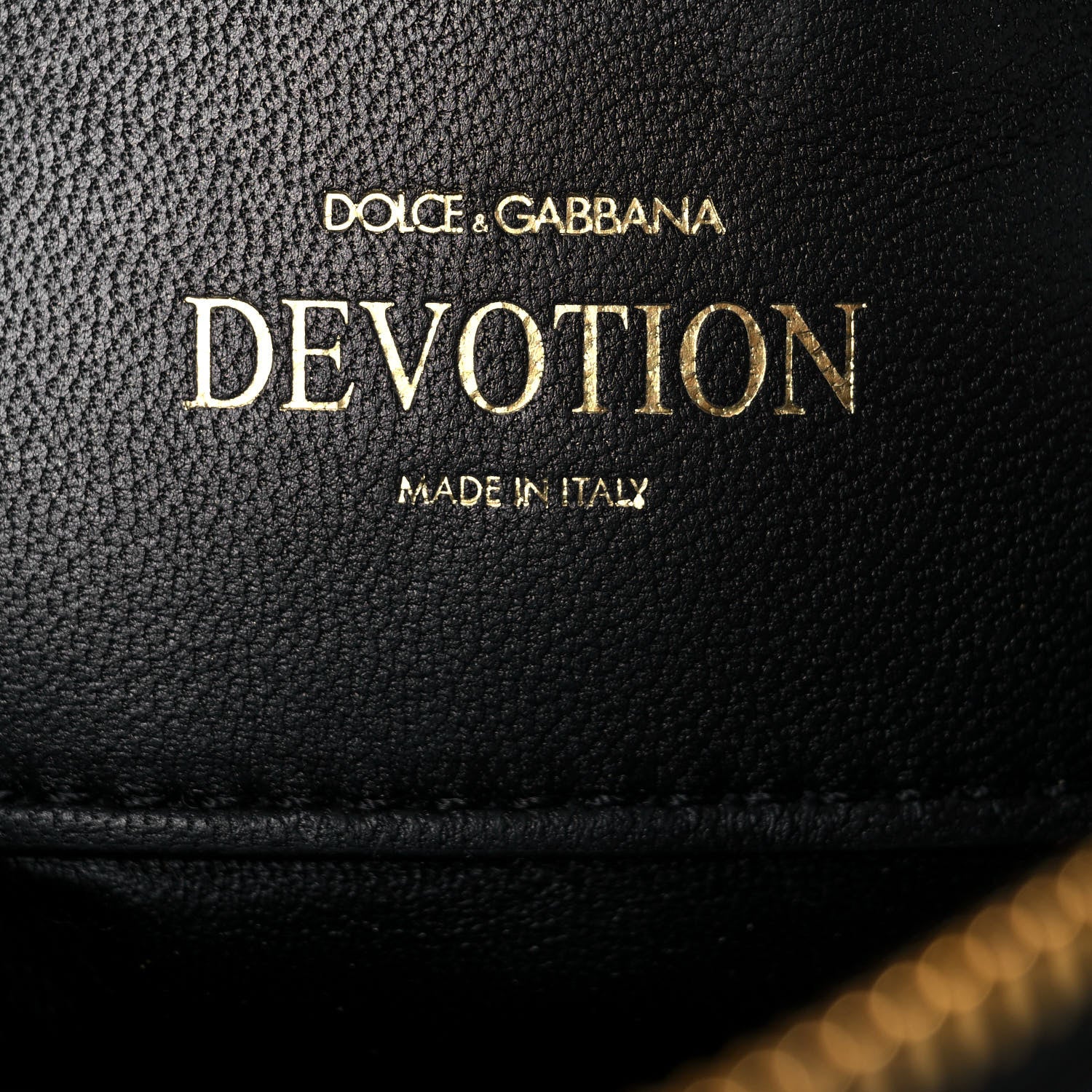Dolce & Gabbana Smooth Calfskin Mini Devotion Camera Bag Black 6 of 13