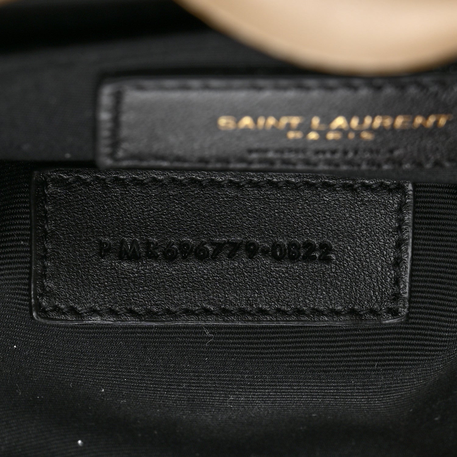 Saint Laurent Lambskin Monogram Medium Sade Puffer Taupe 8 of 9