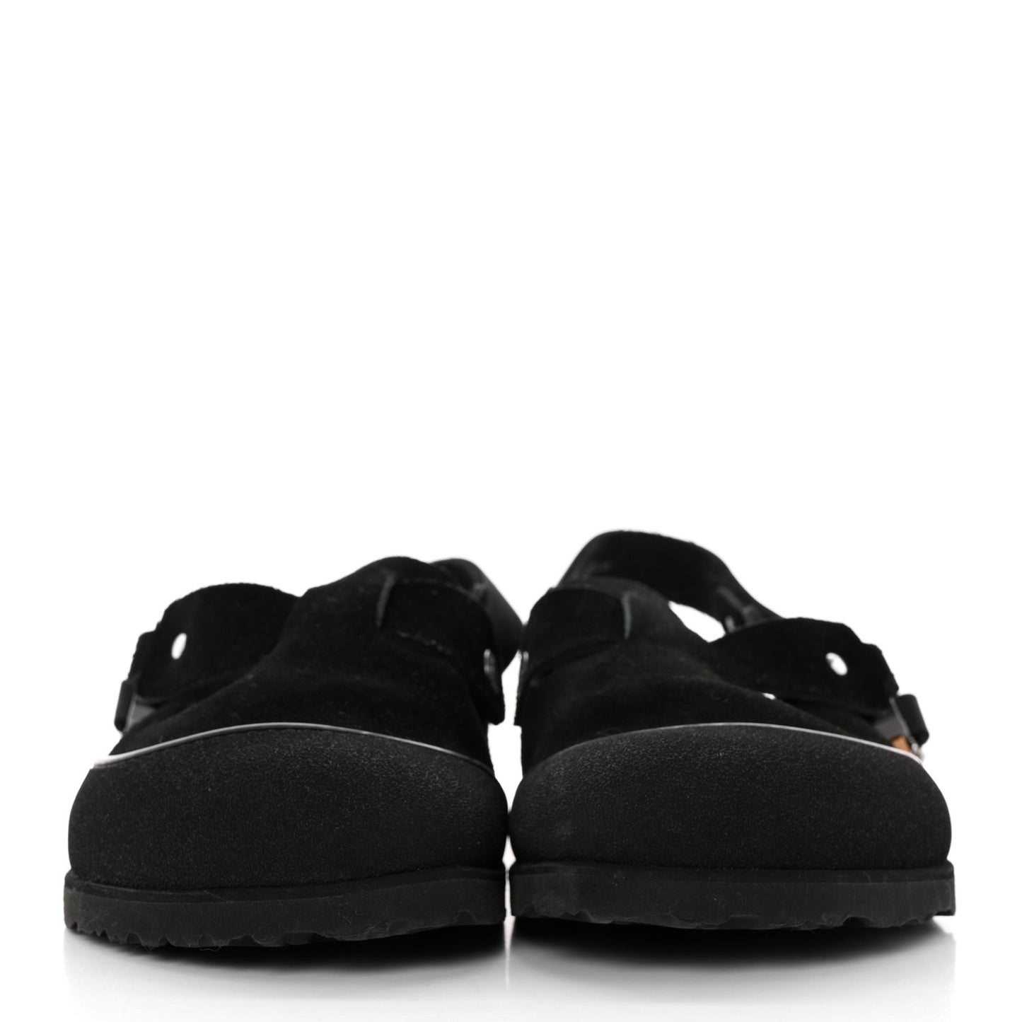 X BIRKENSTOCK Felted Wool Nubuck Calfskin Tokio Mule 36 Black