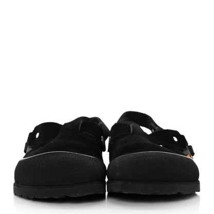 Christian Dior X BIRKENSTOCK Felted Wool Nubuck Calfskin Tokio Mule 36 Black 2 of 12