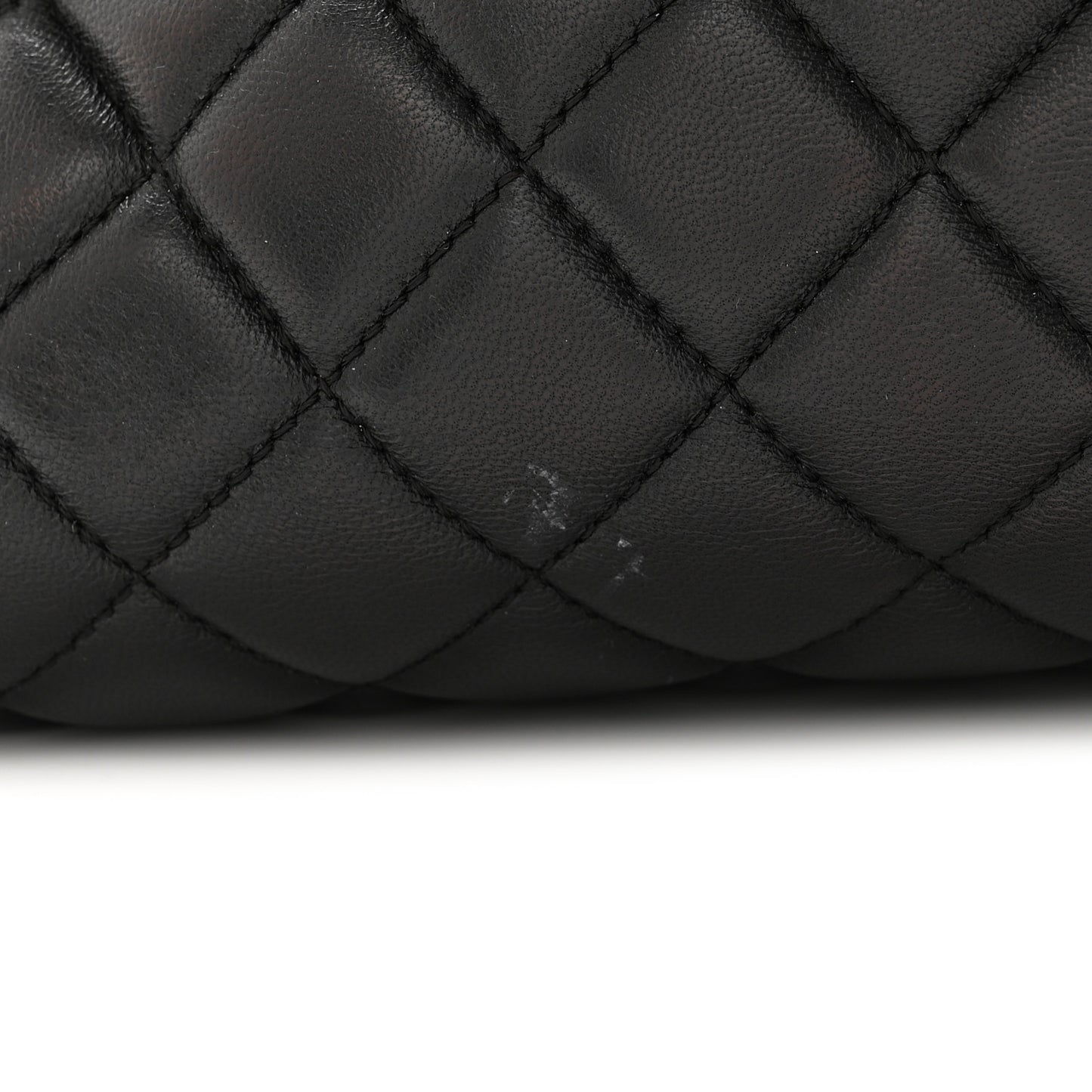 Lambskin Quilted Medium Just Mademoiselle Black