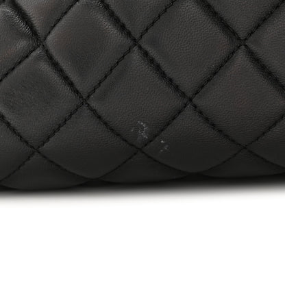 Chanel Lambskin Quilted Medium Just Mademoiselle Black 12 of 13