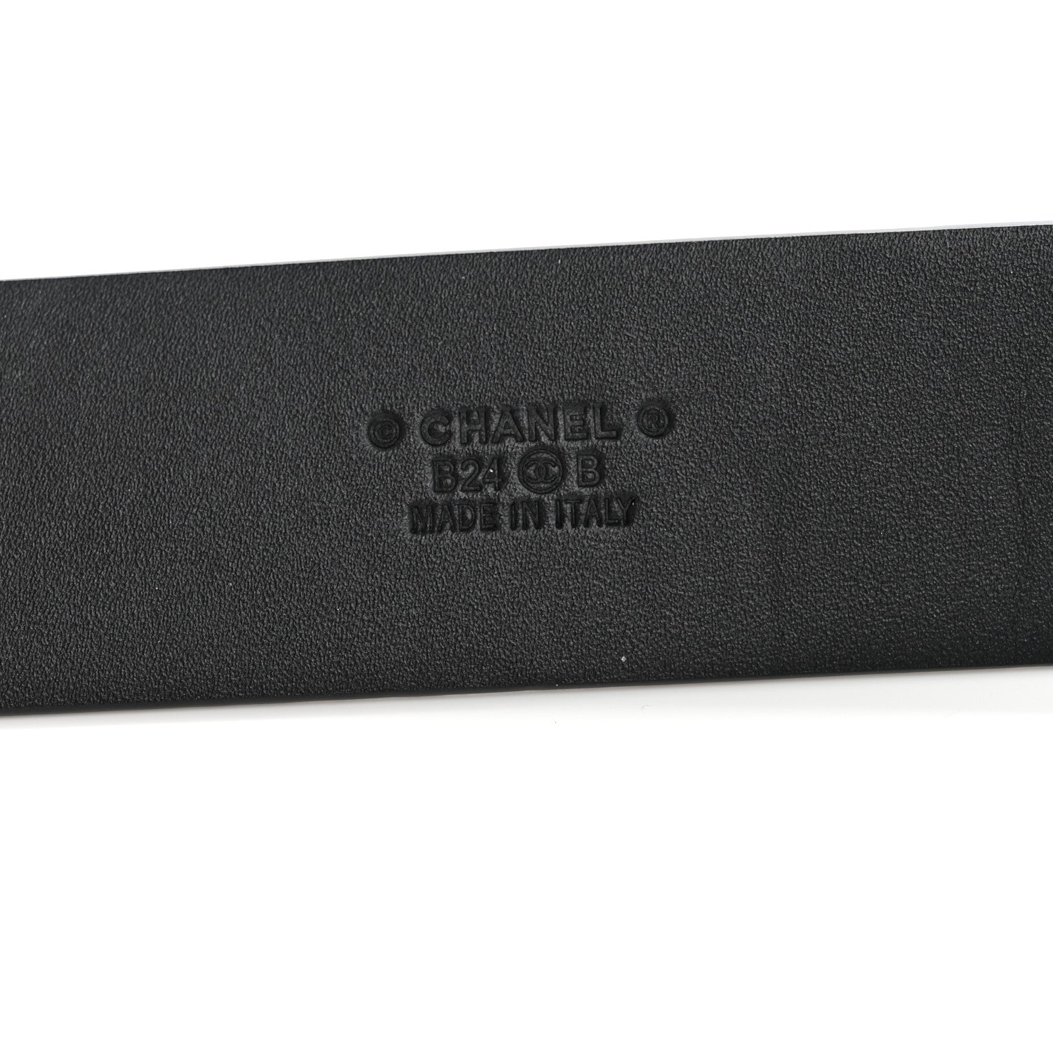 Chanel Calfskin Metal Enamel CC Belt 90 36 Black 5 of 8