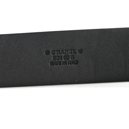Chanel Calfskin Metal Enamel CC Belt 90 36 Black 5 of 8
