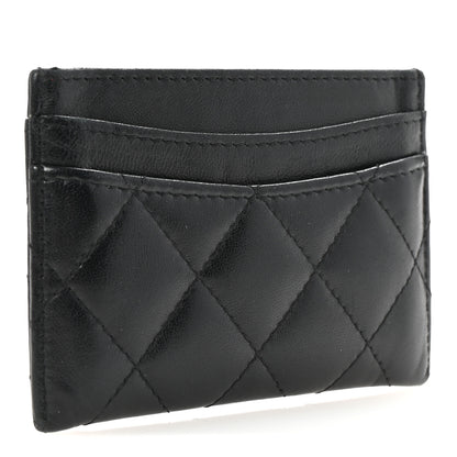 Chanel Lambskin Quilted Card Holder Black 3 of 8