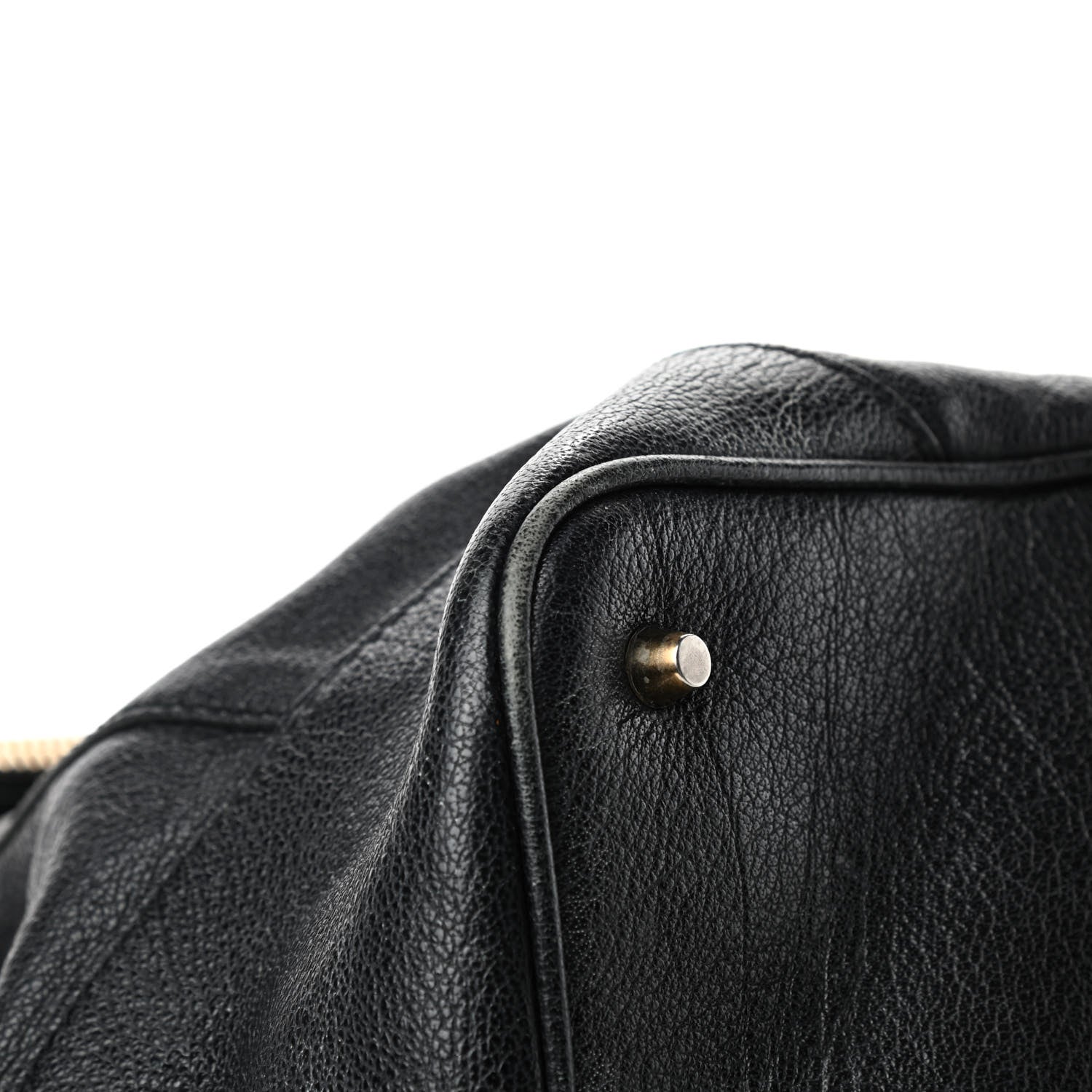 Burberry Calfskin Chain Hobo Black 7 of 8