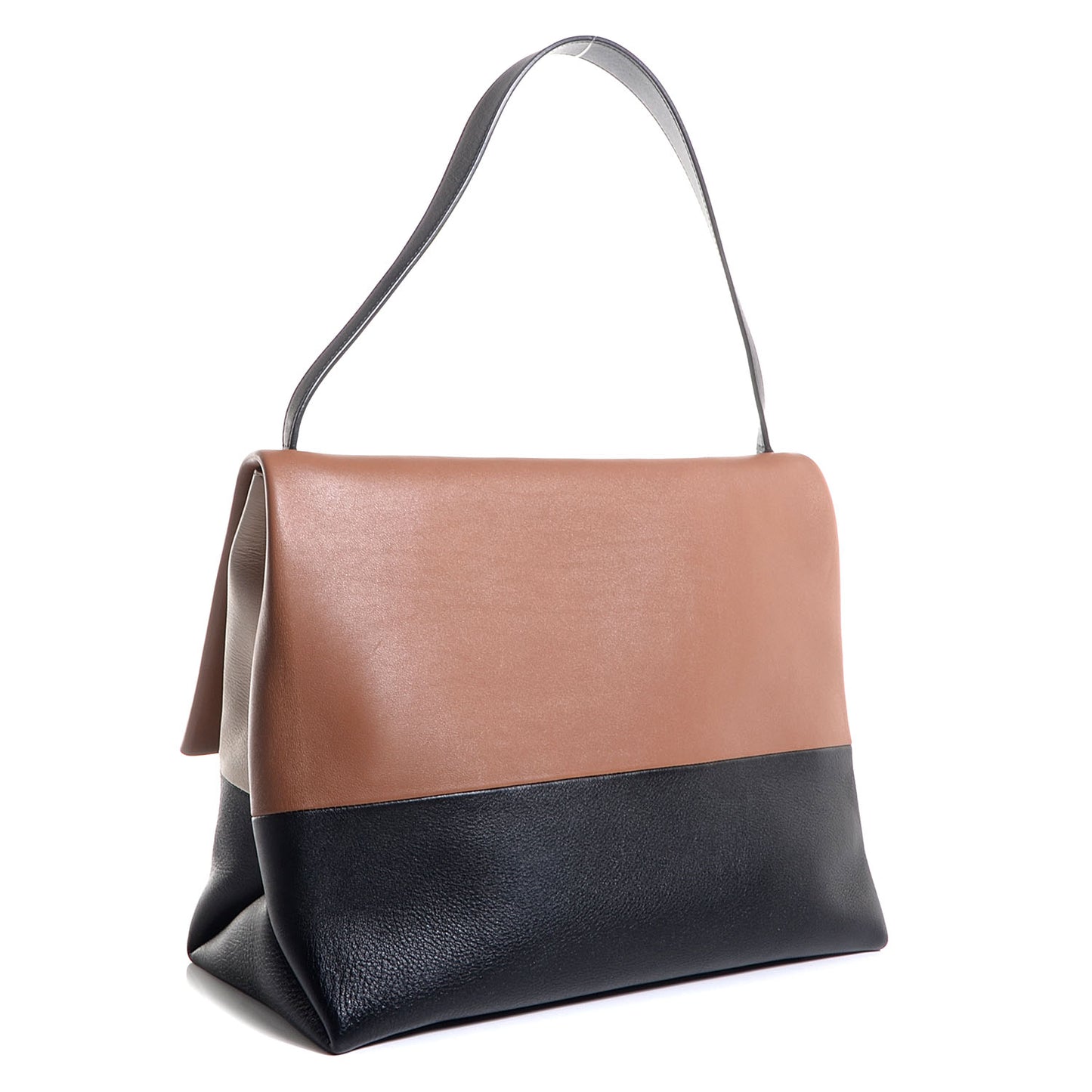 Calfskin All Soft Shoulder Bag Tan