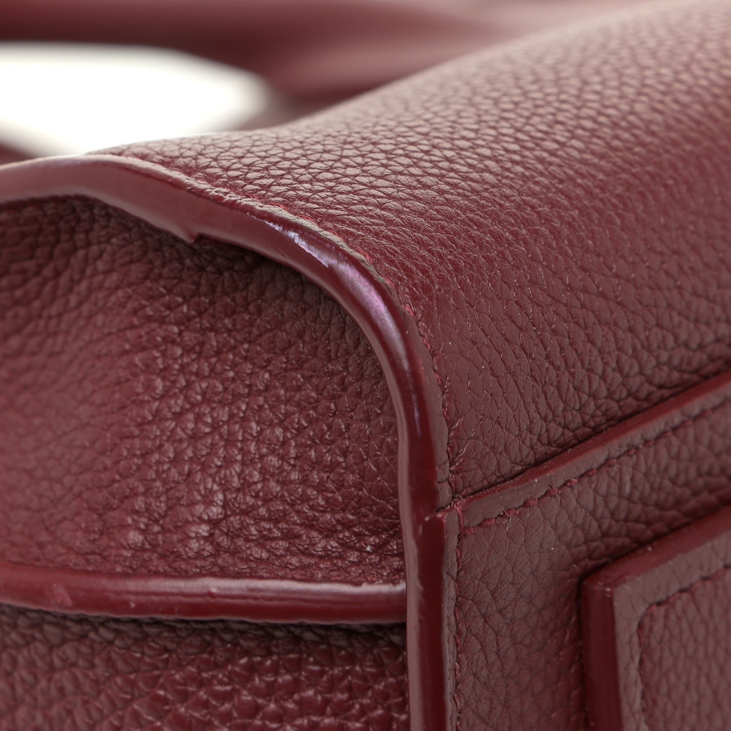 Saint Laurent Grained Calfskin Small Supple Sac De Jour Dark Pallisandre 12 of 16