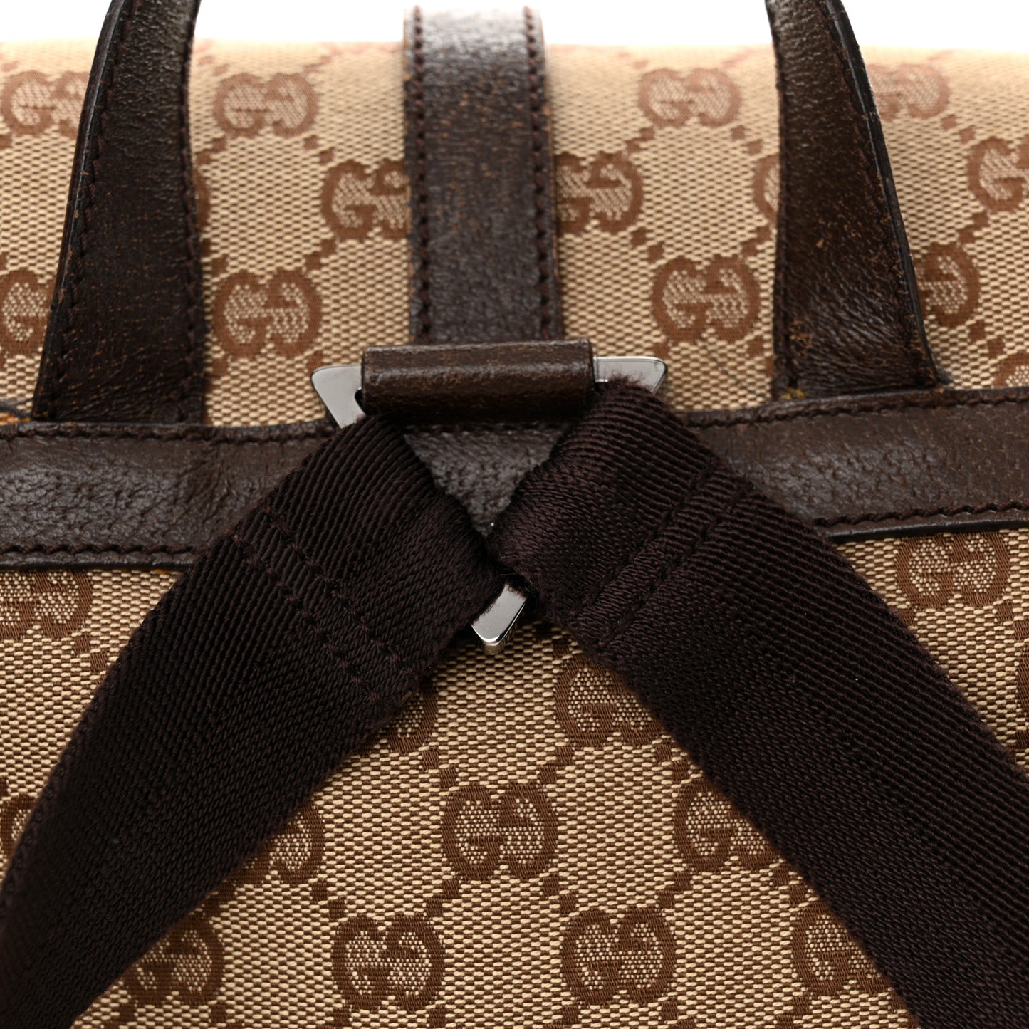 Monogram Backpack Dark Brown