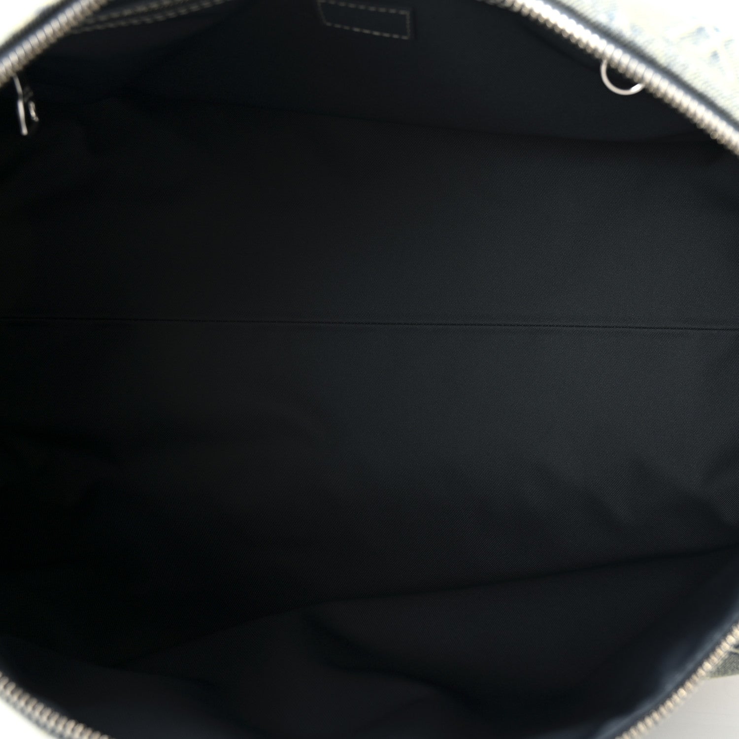 Louis Vuitton Monogram Washed Denim Keepall Bandouliere 50 Blue 4 of 8