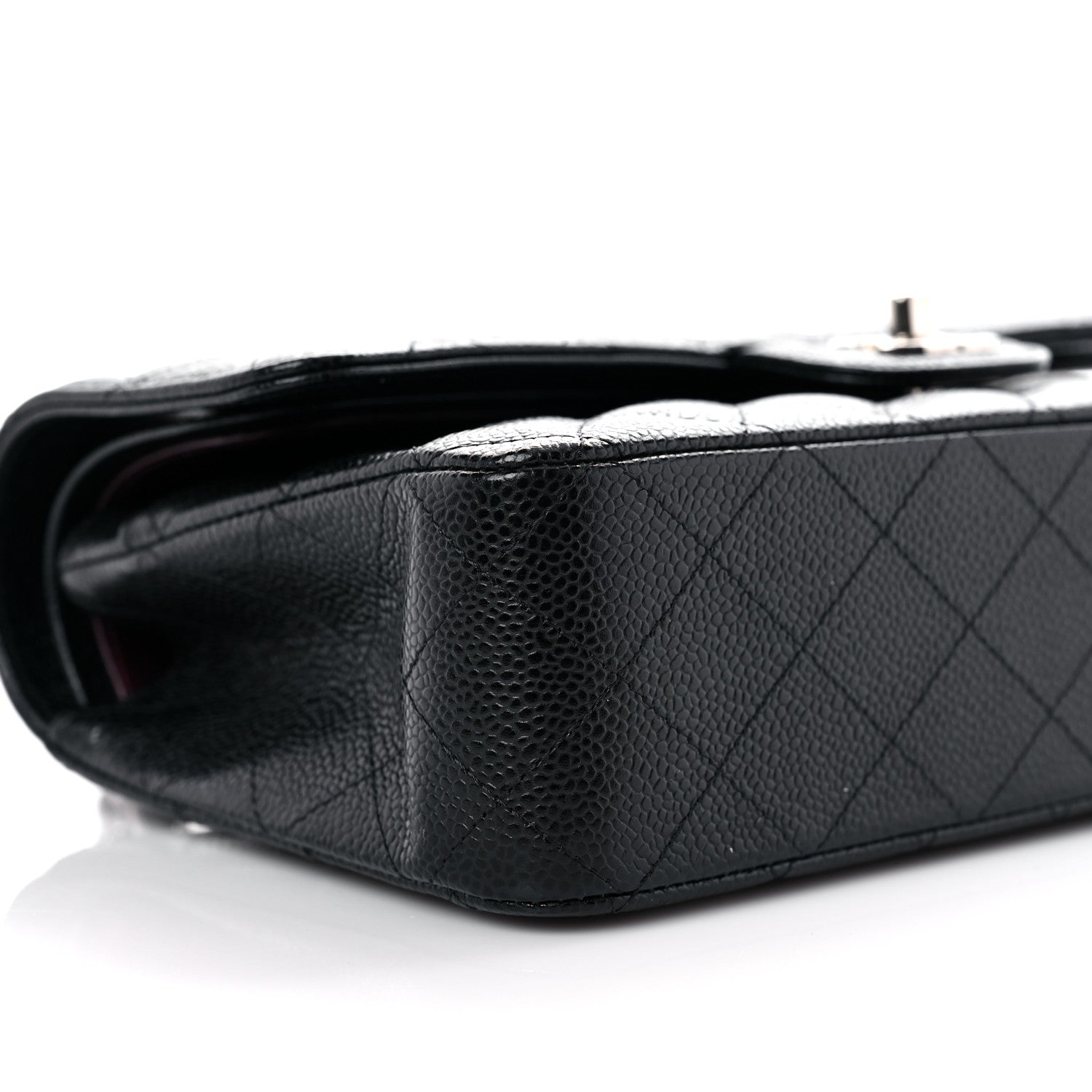 Chanel Caviar Quilted Medium Double Flap Black 8 of 11