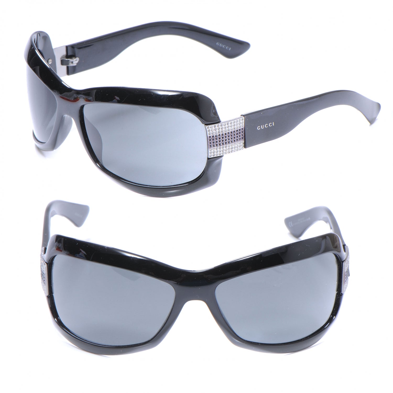 Gucci Strass Crystal Web Sunglasses 2901 Black 1 of 4