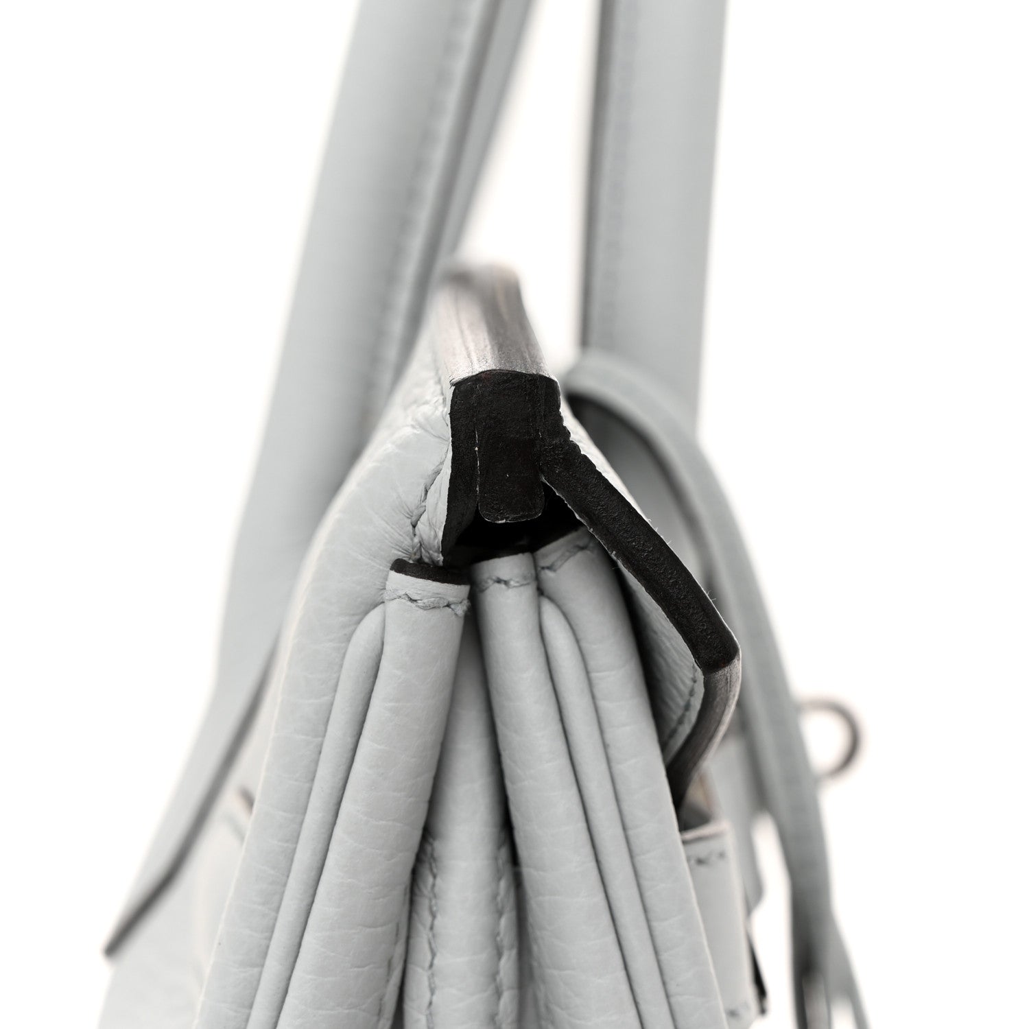 Hermes Taurillon Clemence Birkin 30 Bleu Pale 12 of 13