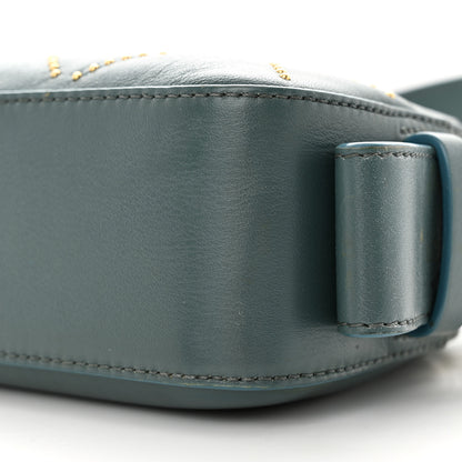 Chloe Smooth Calfskin Little Horses Embroidered Shoulder Bag Cloudy Blue 10 of 24